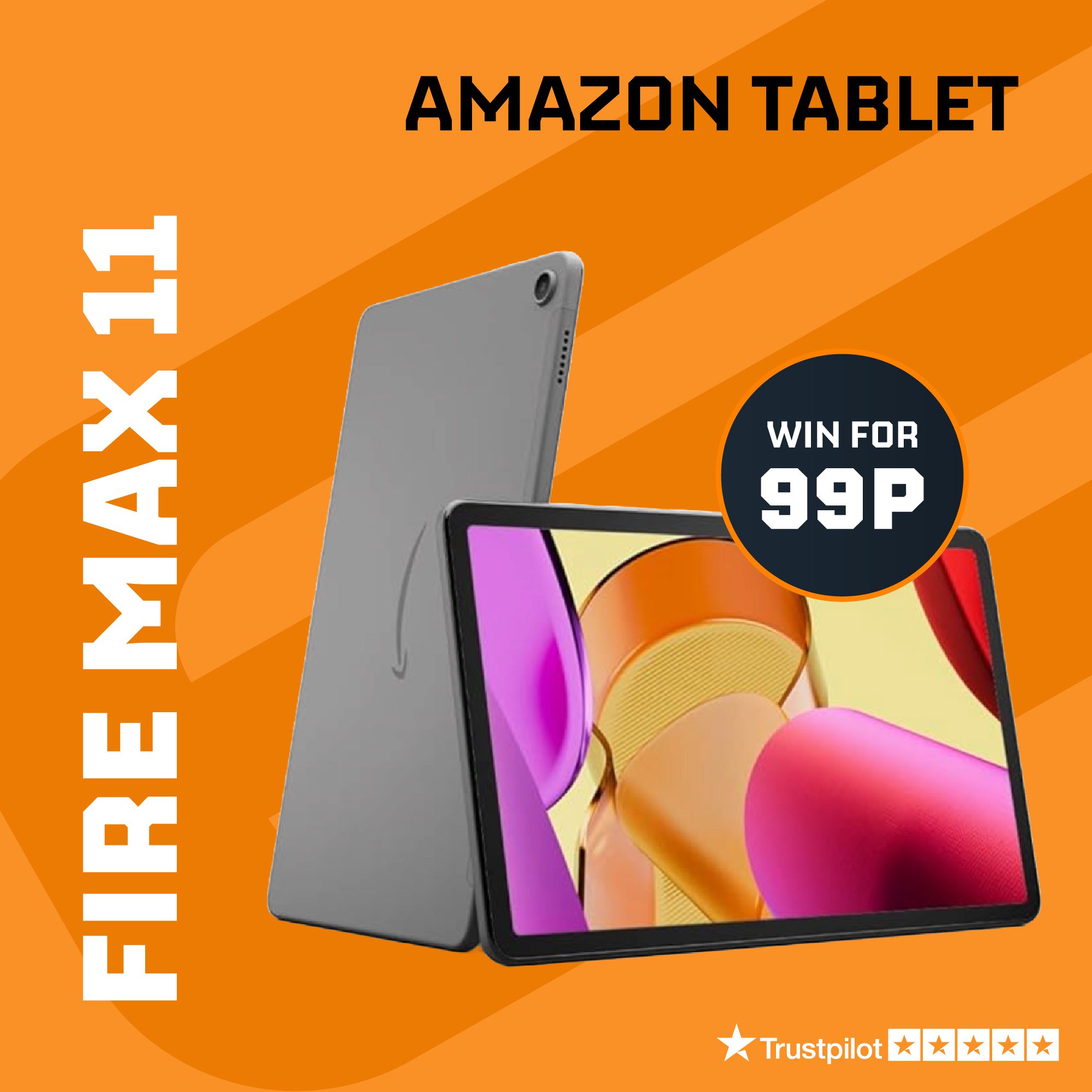 Fire Max 11 tablet, vivid 11 display, octa-core processor